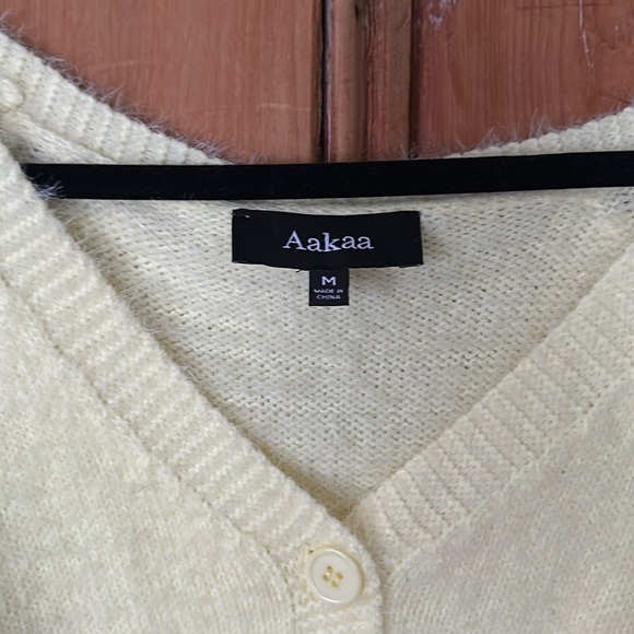 Yellow Crop Sweater - Picture 3 of 3